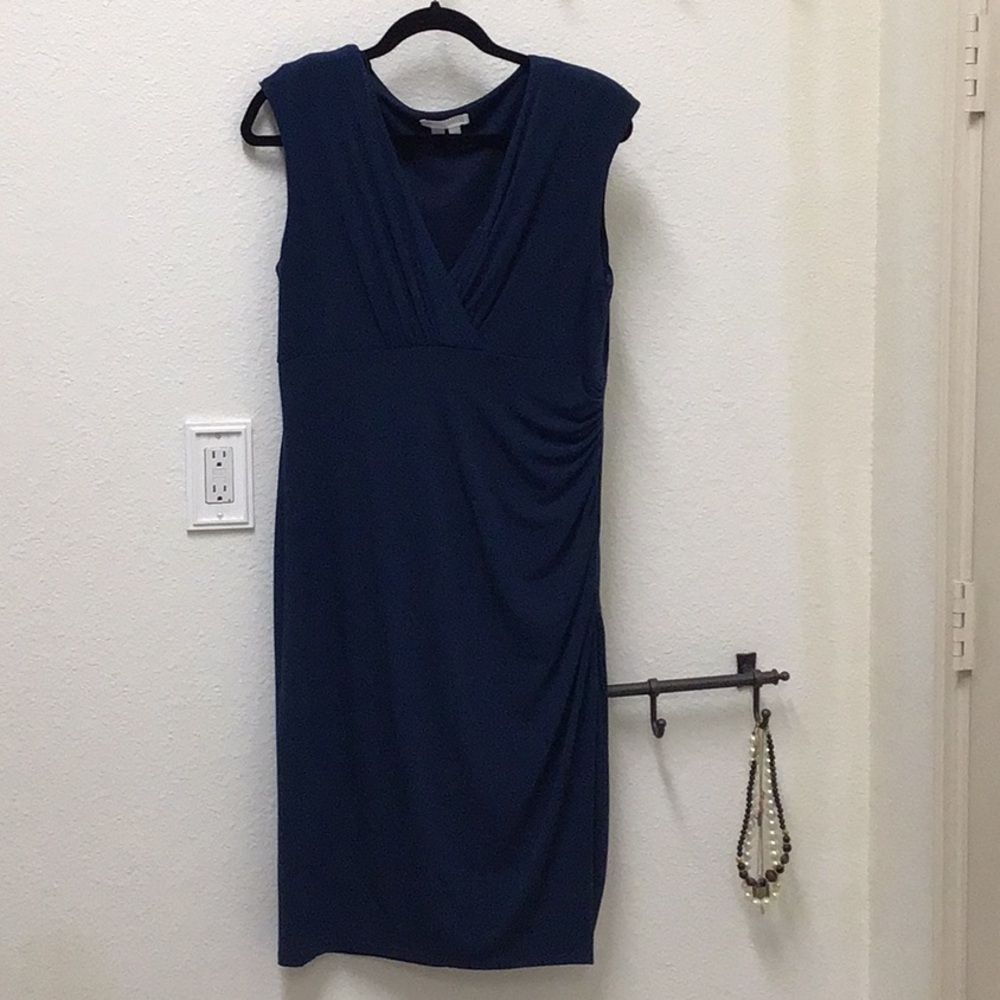 Elegant Navy Blue Dress